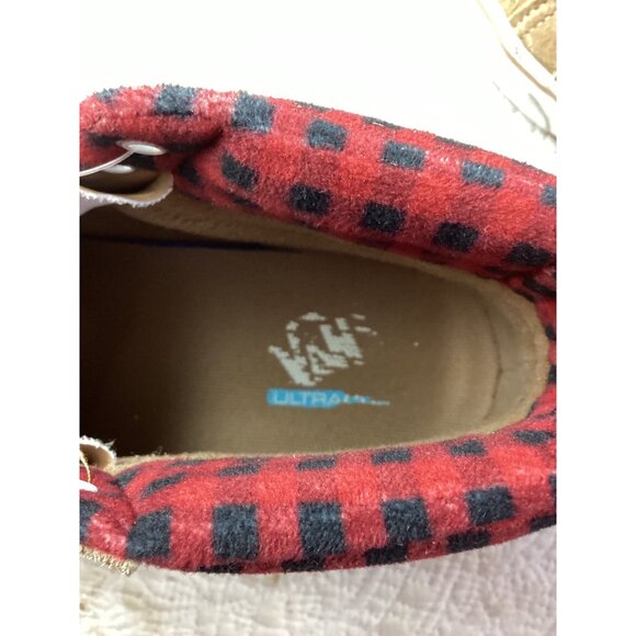 Vans MTE Brown Suede High-Top Sneakers*Plaid Lining*UltraCush Tech*Men 8.5*EUC - Picture 4 of 13